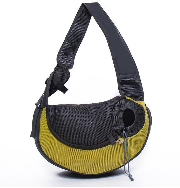 Mesh Pet Shoulder Sling Carrier Tote Bag