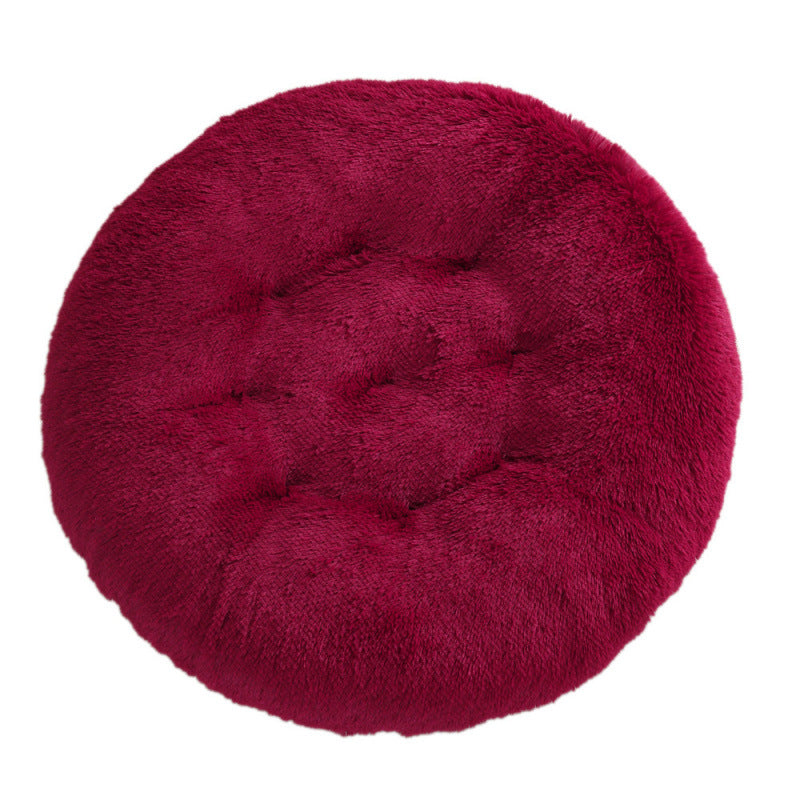 Pet Round Plush Warm Sleeping Bed Mat House