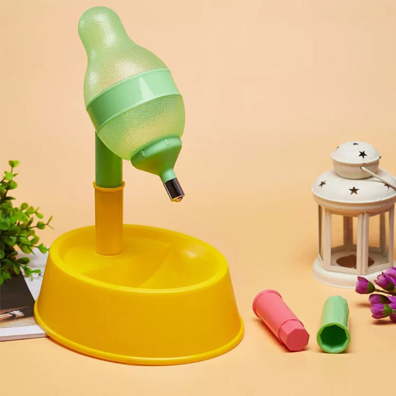 Pet Automatic Water Dispenser Adjustable Height Fountain Feeder Bowl