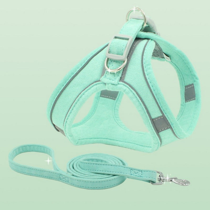 Adjustable Vest Style Pet Chest Harness Leash
