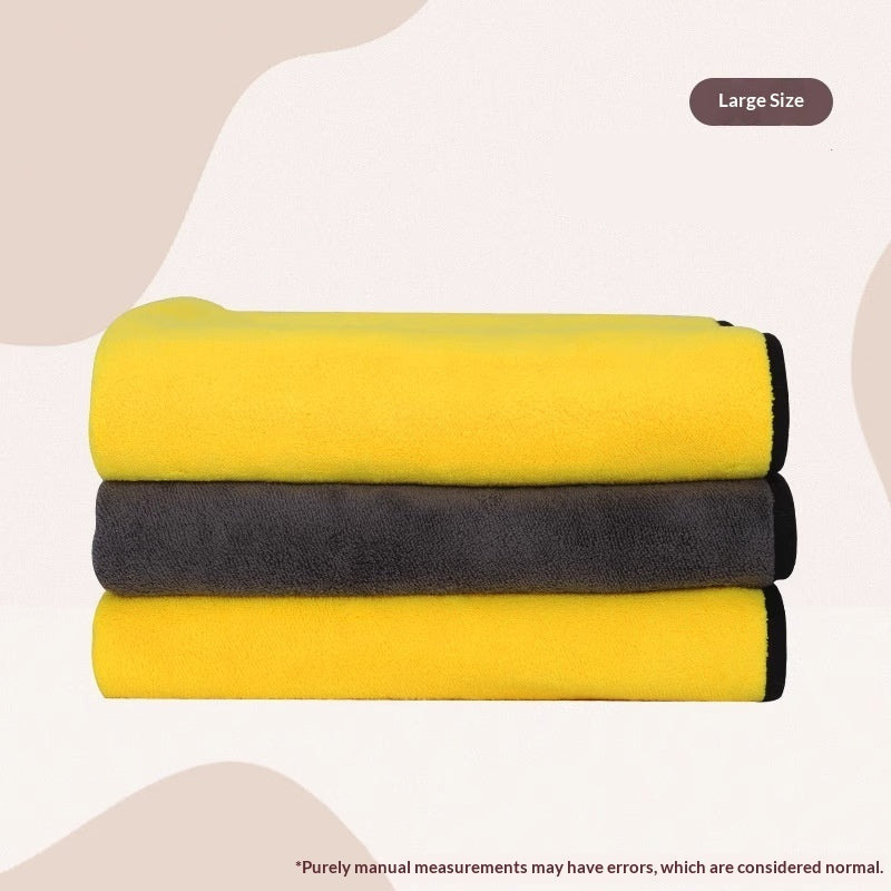 Pet Super Absorbent Quick Dry Bath Towel Grooming Cloth