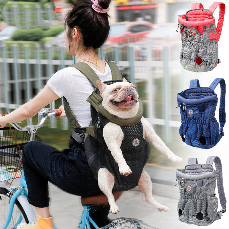 Outdoor Breathable Mesh Backpack/Shoulder Pet Carrier Bag