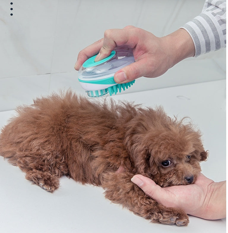 Pet Bath Massage Brush Grooming Tool Set