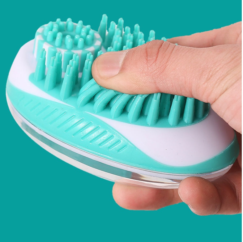 Pet Bath Massage Brush Grooming Tool Set