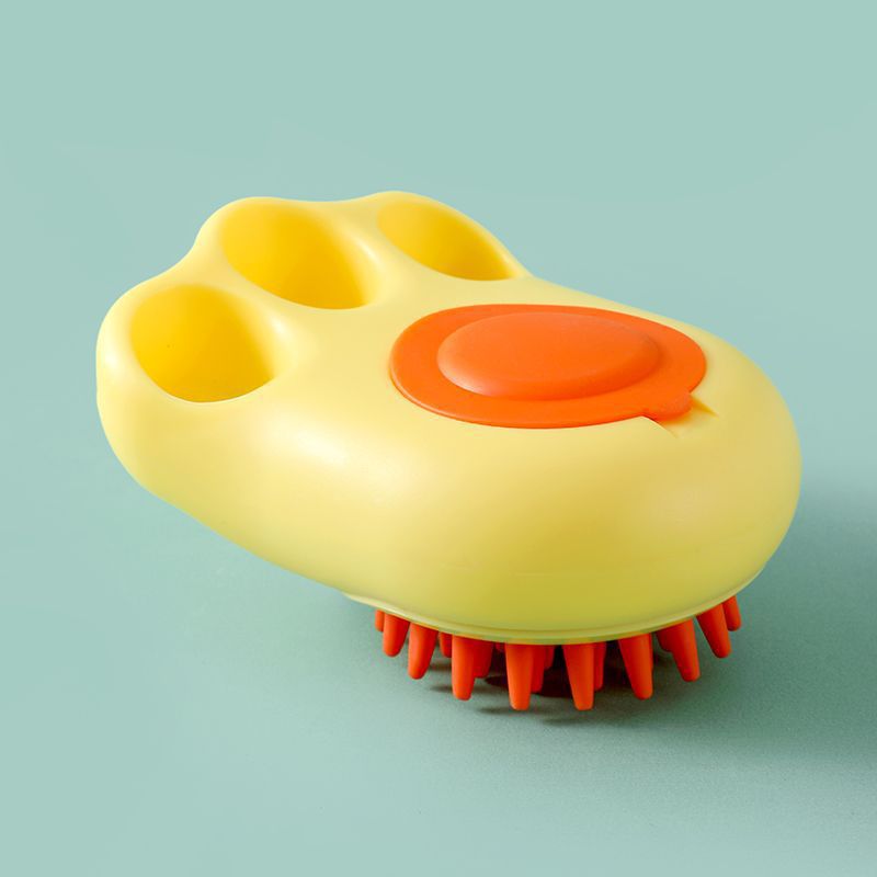 Pet Bath Massage Brush Claw Cleaning Grooming Comb Tool