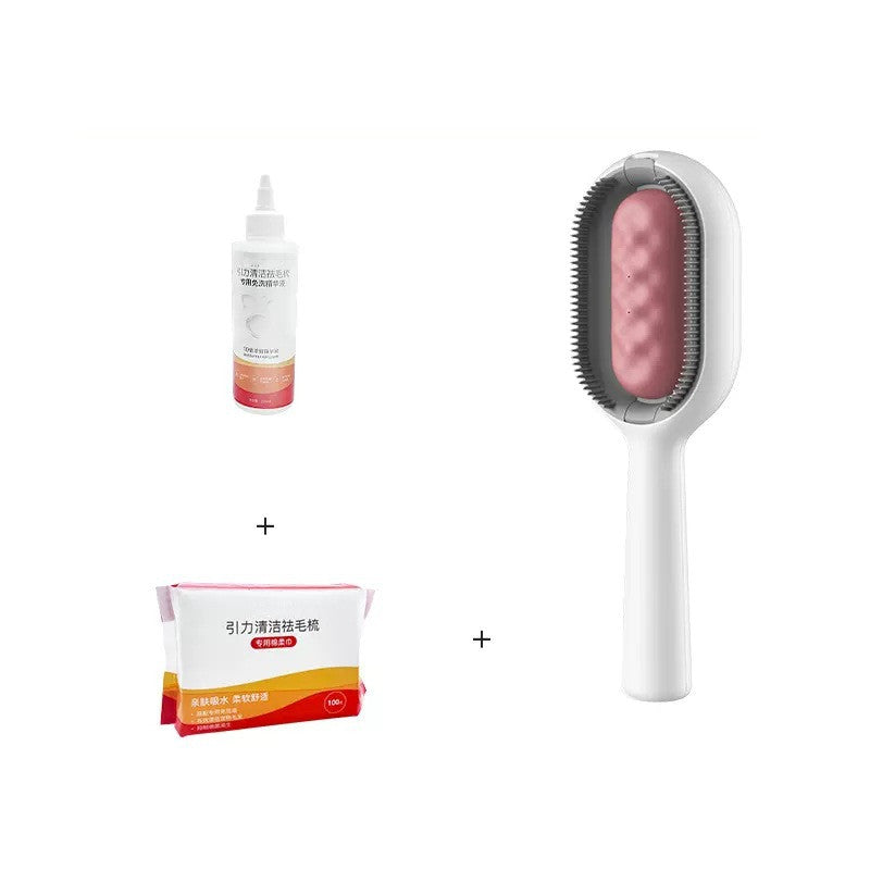 Pet Grooming Brush Dematting Floating Hair Remover Cleaning Tool