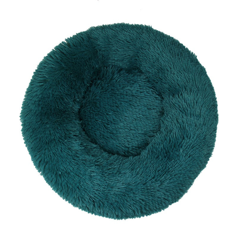 Pet Round Cotton Winter Warm Sleeping Bed Kennel Set
