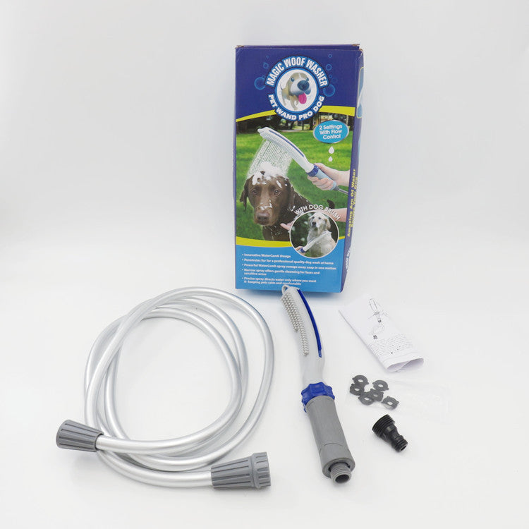 Pet Bath Brush Shower Hose Grooming Tool Set