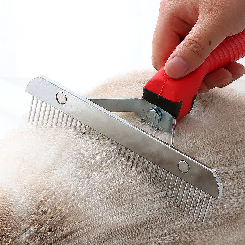 Pet Extra Large Rake Deshedding Grooming Brush Comb Tool