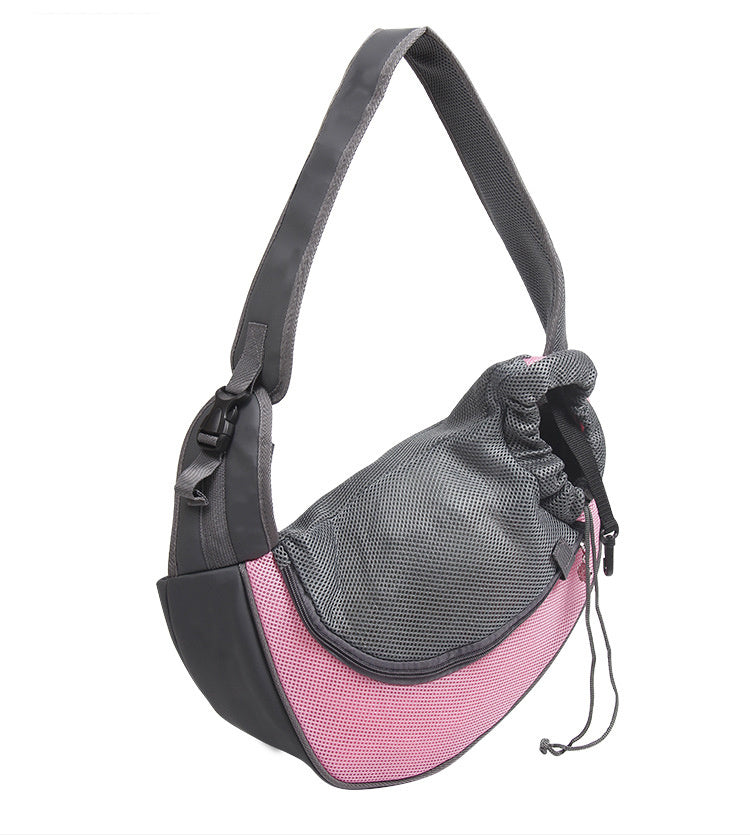 Mesh Pet Shoulder Sling Carrier Tote Bag