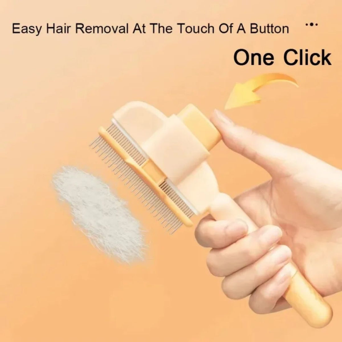 Pet One Click Hair Removal Grooming Brush Gentle Skin Care Tool