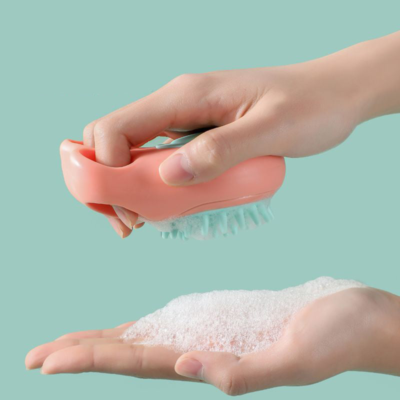 Pet Bath Massage Brush Claw Cleaning Grooming Comb Tool