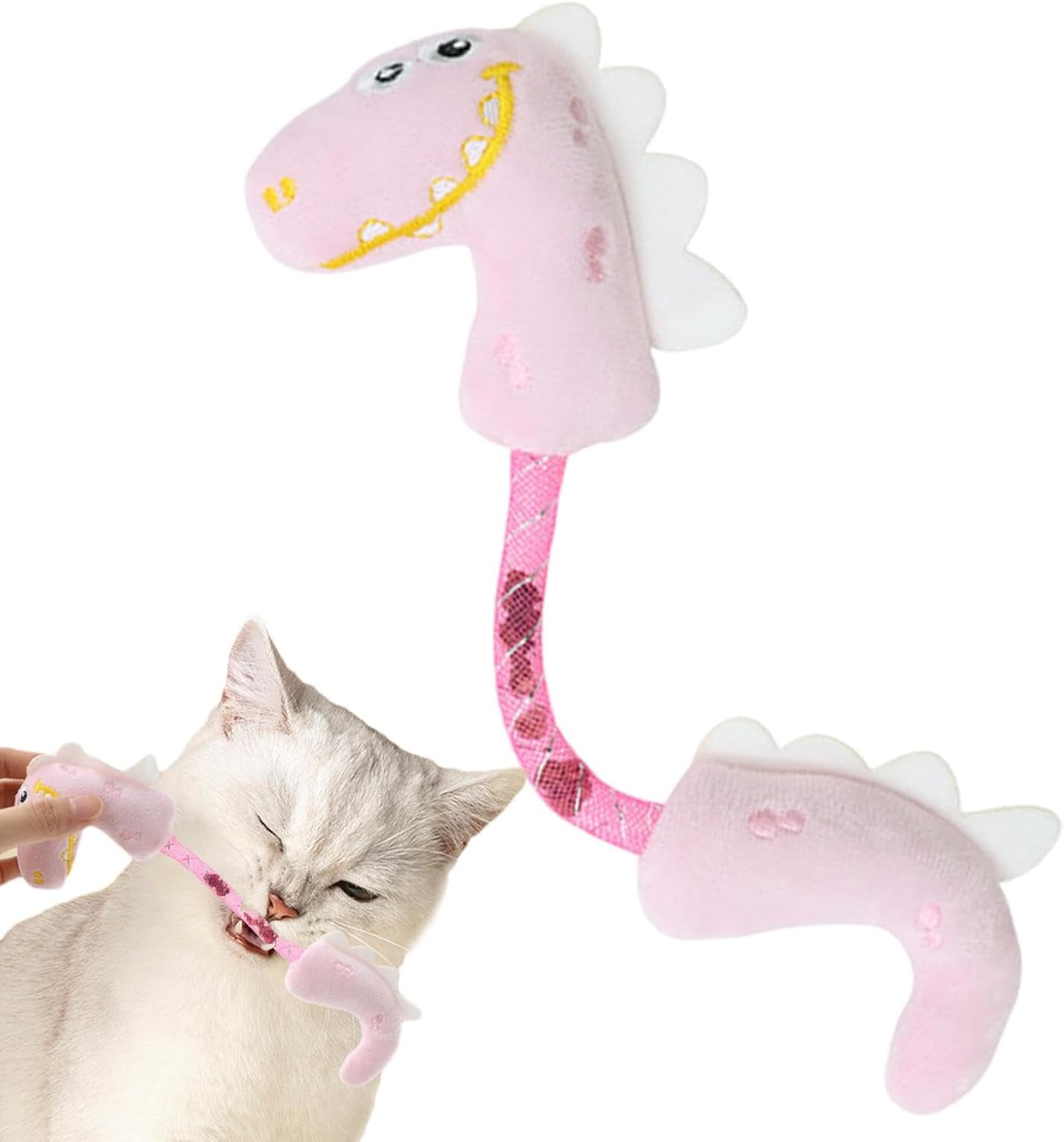 Pet Chew Rope Teeth Cleaning Catnip Spring Kicker Toy Set