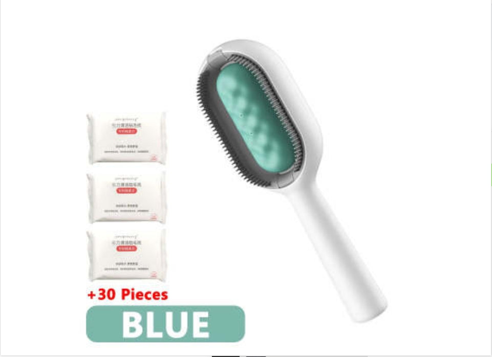 Pet Grooming Brush Dematting Floating Hair Remover Cleaning Tool