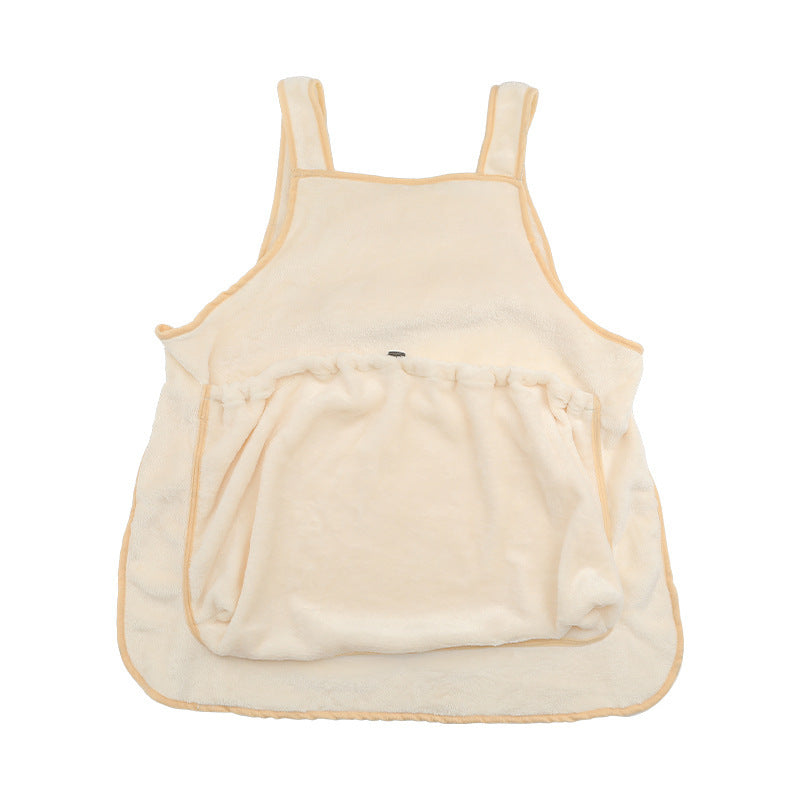 Plush Pouch Pet Carrier Apron Bag