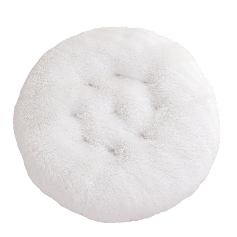 Pet Round Plush Warm Sleeping Bed Mat House