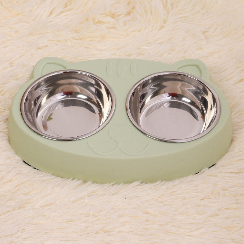 Pet Feeding Bowl Water And Food Rice Basin