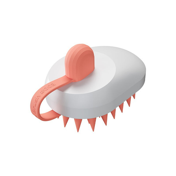 Pet Soft Gel Shampoo Bath Massage Brush Grooming Tool Set