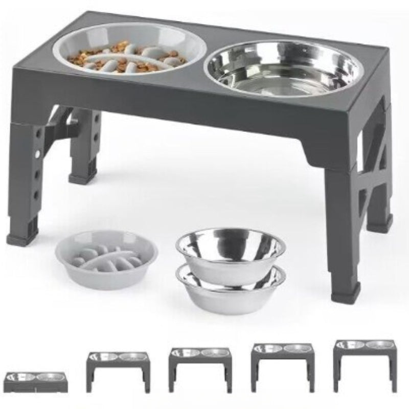 Pet Elevated Feeding Bowl Neck Support Anti Spill Stand