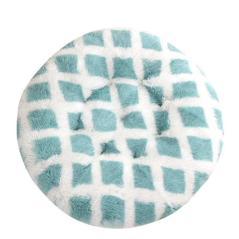 Pet Round Plush Warm Sleeping Bed Mat House