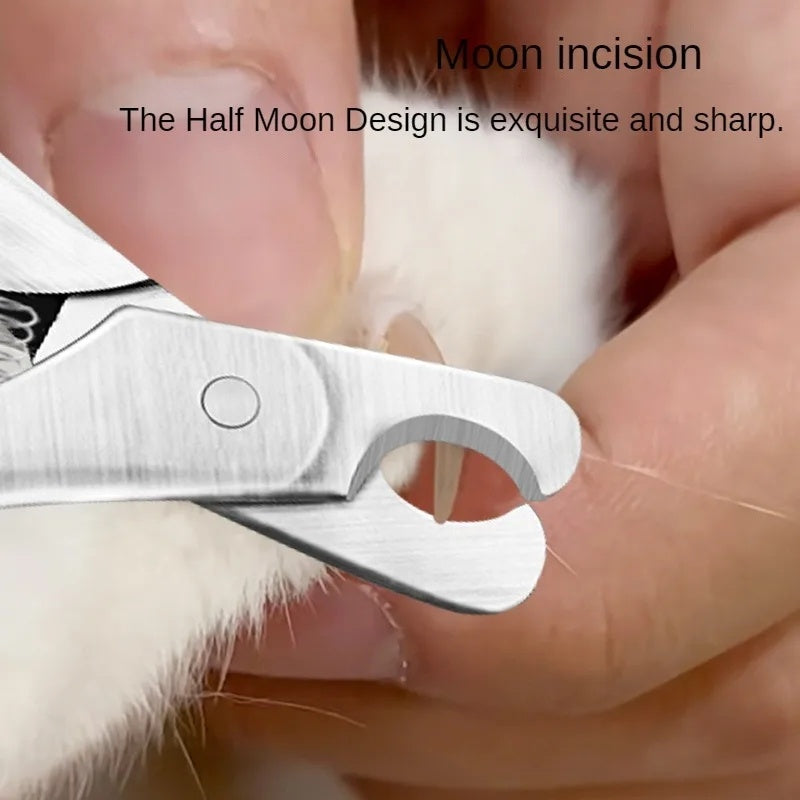 Pet Nail Clipper Professional Safety Stainless Steel Grooming Tool