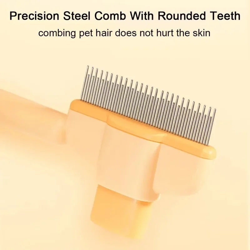 Pet One Click Hair Removal Grooming Brush Gentle Skin Care Tool