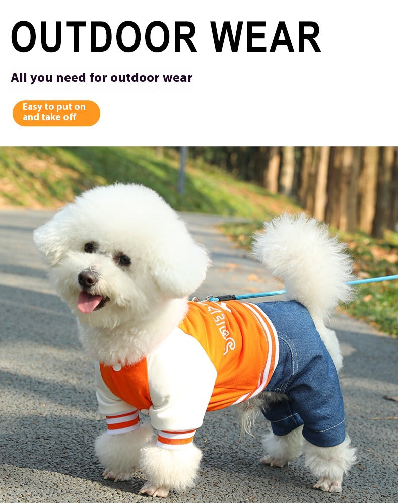 Pet Four Leg Fashion Sweater Clothing Set