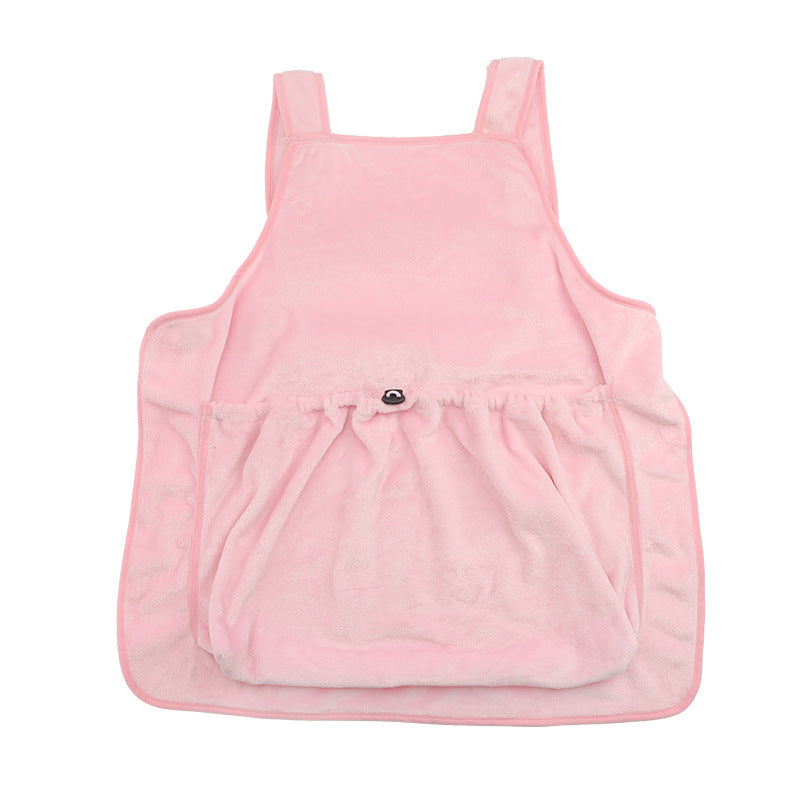 Plush Pouch Pet Carrier Apron Bag