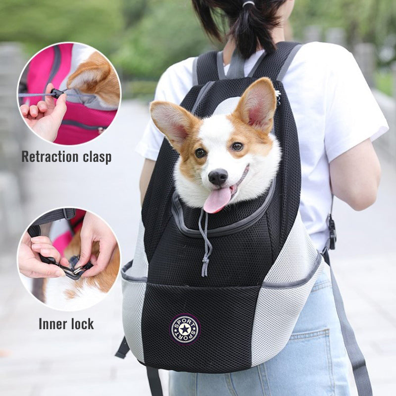 Comfortable Backpack Pet Carrier Travel Bag