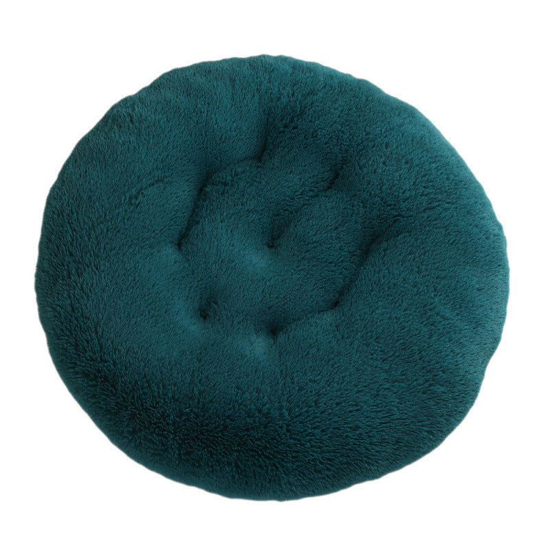 Pet Round Plush Warm Sleeping Bed Mat House