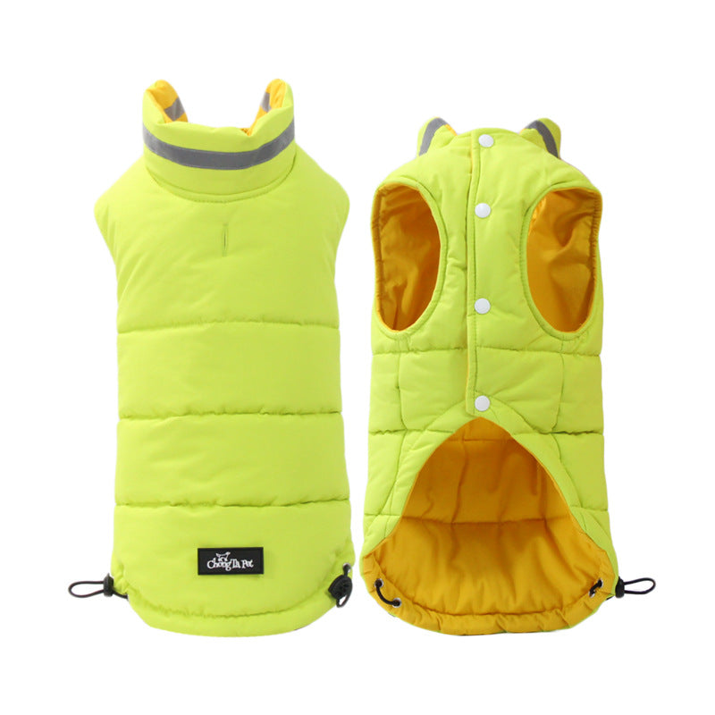 Pet Thickened Waterproof Outdoor Reflective Jacket