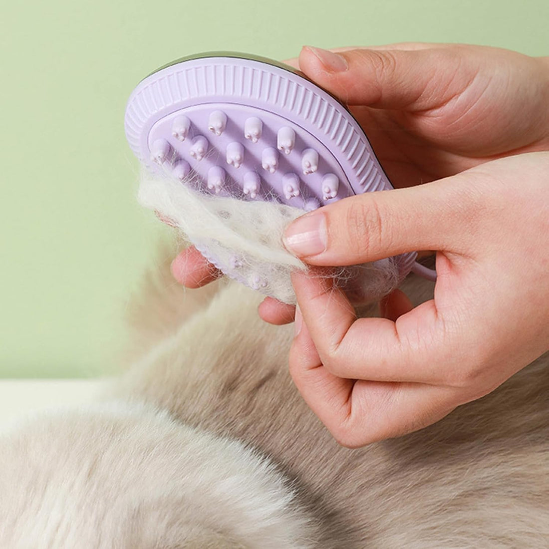 Pet Silicone Bath Shampoo Dispenser Massage Brush Grooming Tool