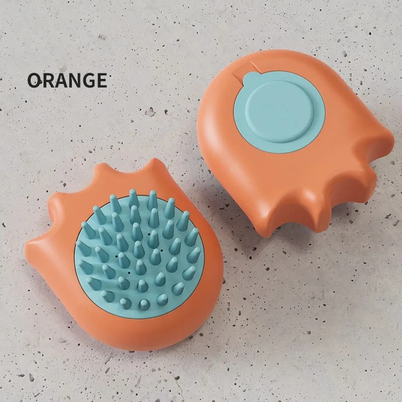 Pet Bath Massage Brush Shampoo Box Cleaning Comb Grooming Tool