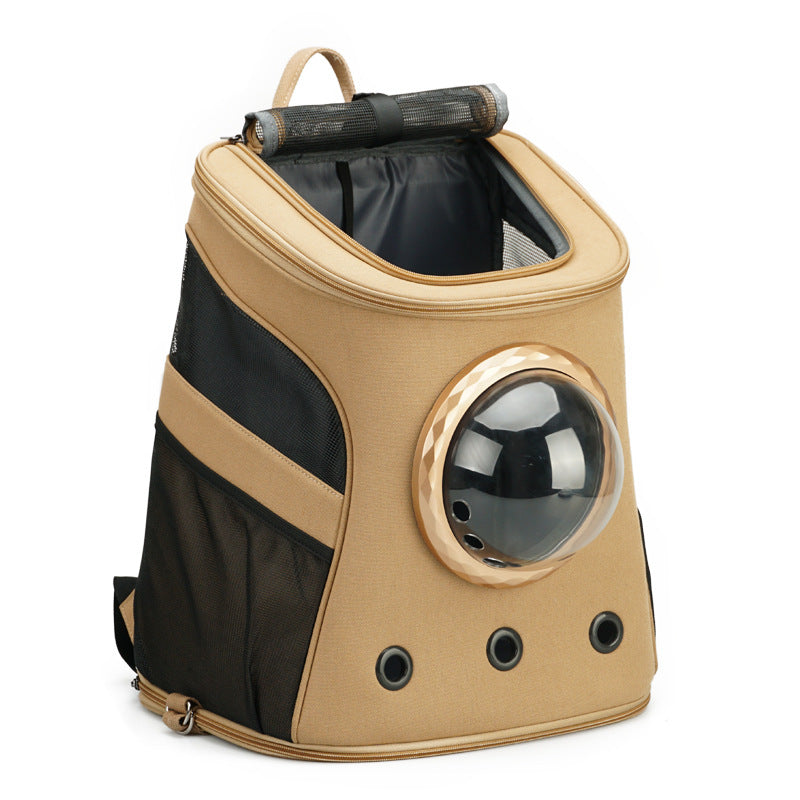 Ventilated Bubble Window Pet Carrier Backpack