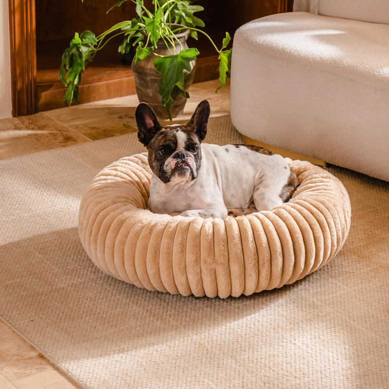 Pet Plush Winter Warm Round Fur Nest Bed House Mat