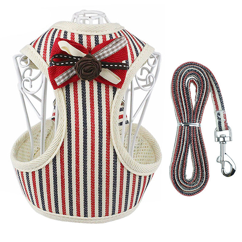 Adjustable Vest Style Pet Chest Strap Leash Harness