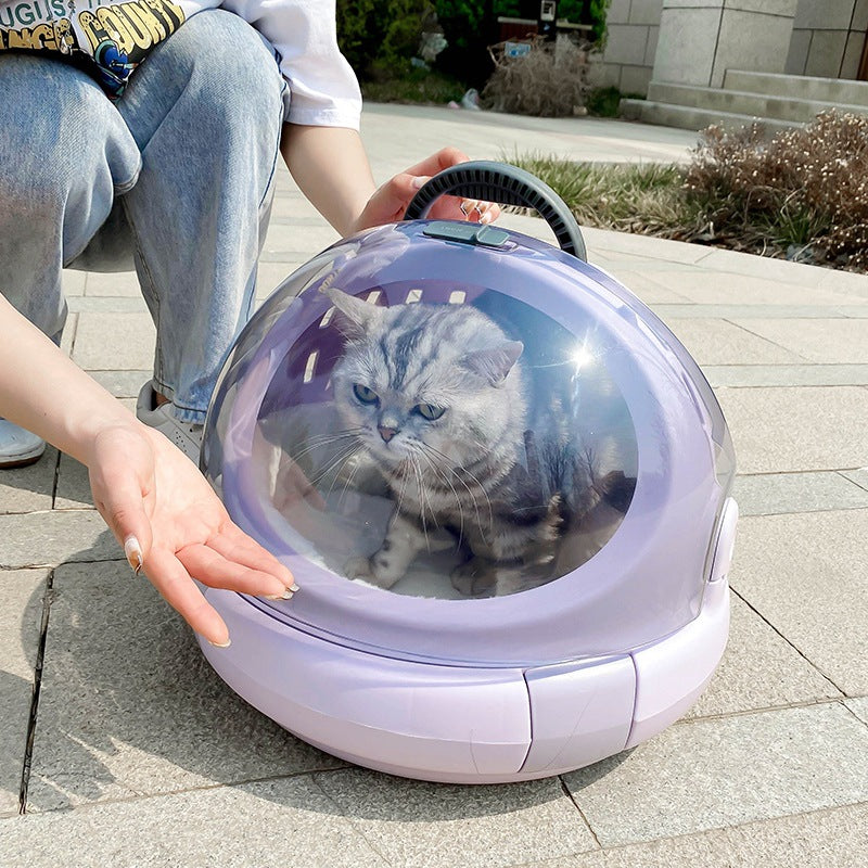 Panoramic View Pet Carrier with Inner Cushion