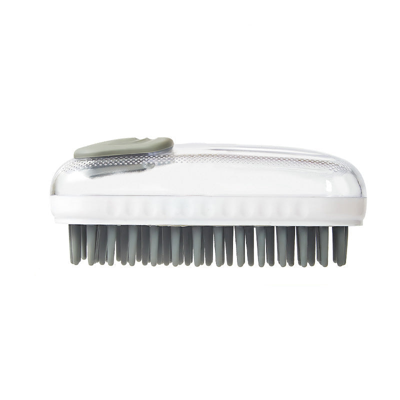 Pet Silicone Bath Massage Brush Foam Cleaning Grooming Tool