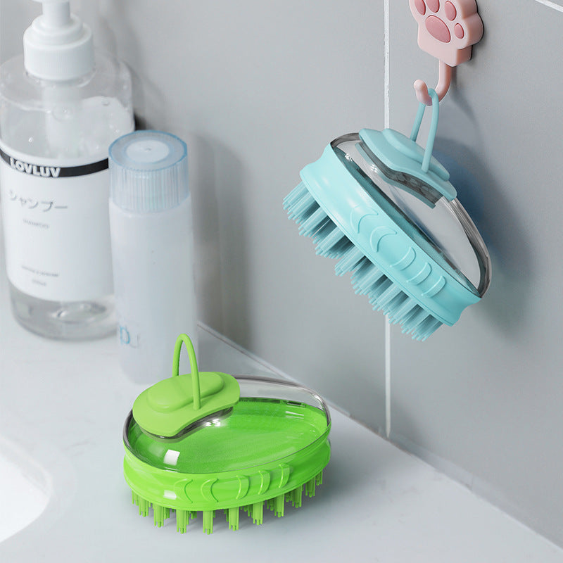 Pet Bath Massage Brush Grooming Tool Set