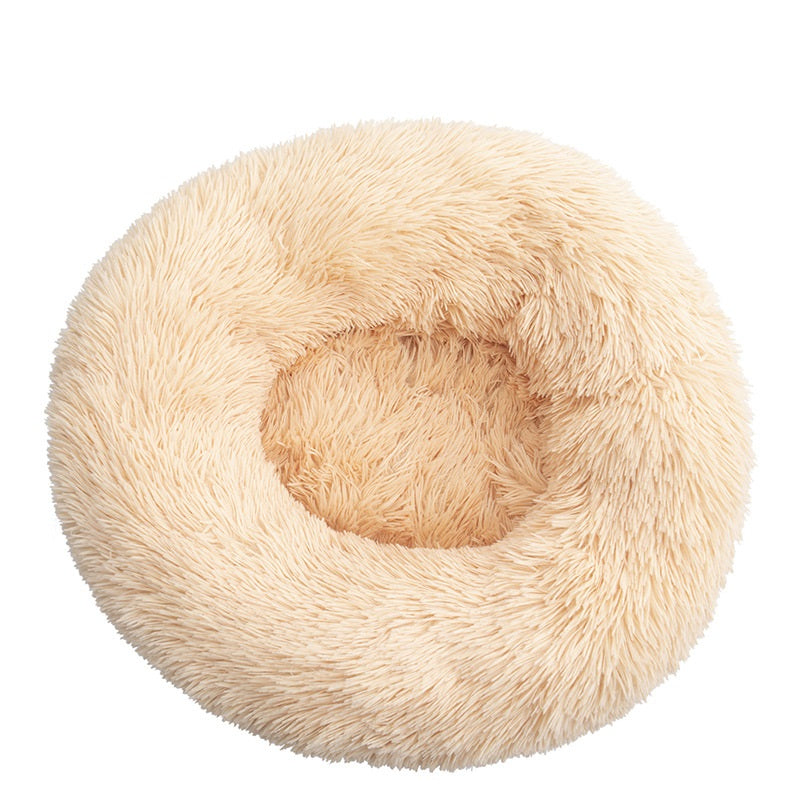 Pet Round Cotton Winter Warm Sleeping Bed Kennel Set