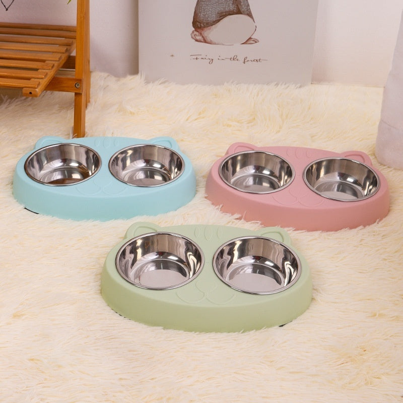 Pet Feeding Bowl Water And Food Rice Basin