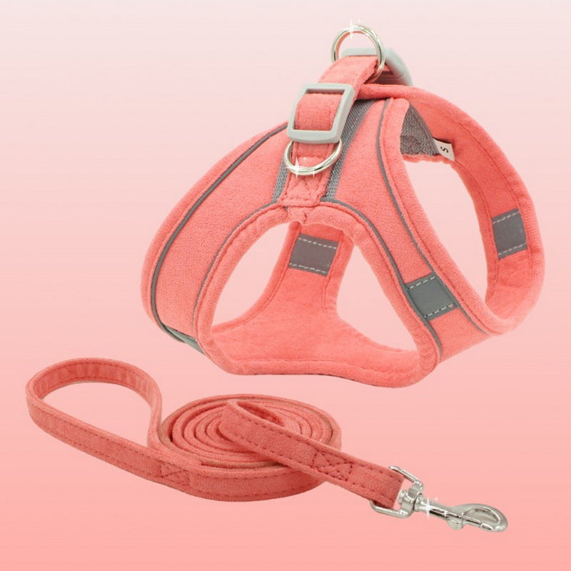 Adjustable Vest Style Pet Chest Harness Leash
