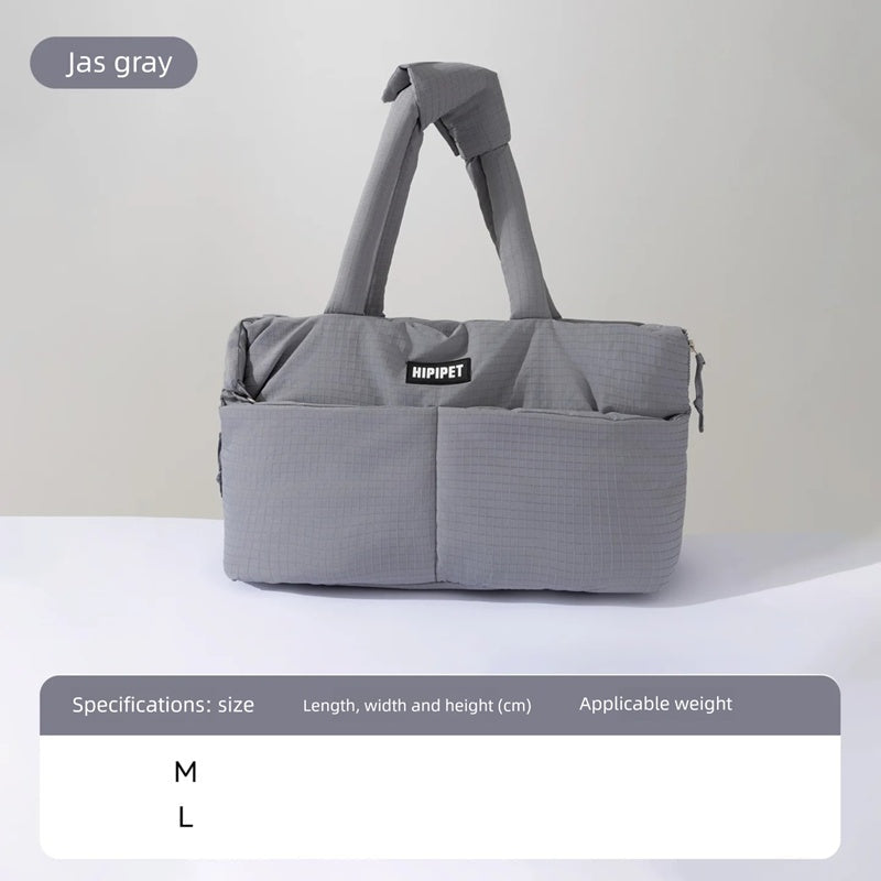 Adjustable Pet Car Seat Carrier Bag with Safety Leash