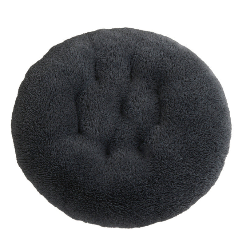 Pet Round Plush Warm Sleeping Bed Mat House