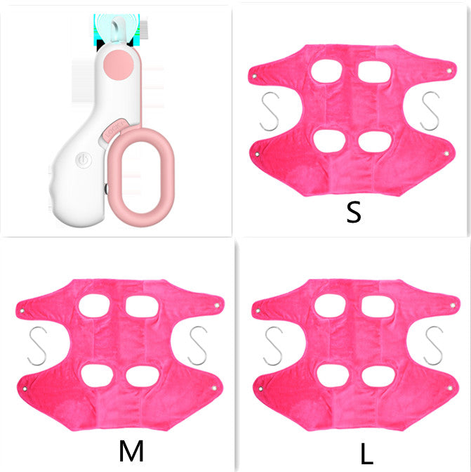 LED Illuminated Pet Mini ABS Nail Trimmer Grooming Tool