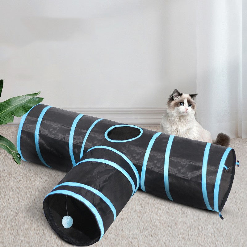 Pet Foldable Tunnel Climbing Path Toy System