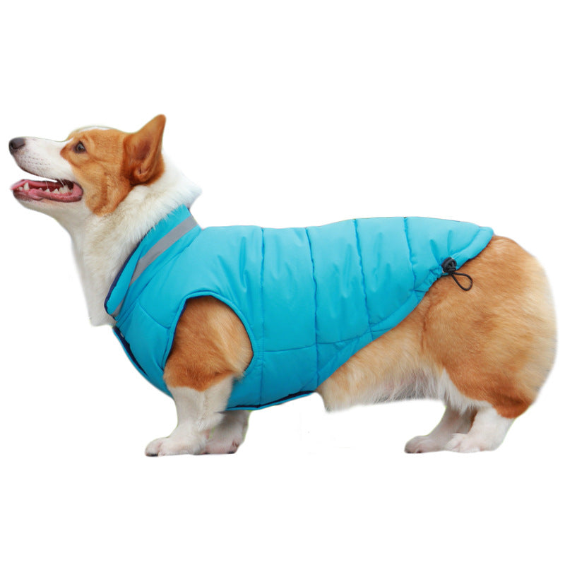 Pet Thickened Waterproof Outdoor Reflective Jacket