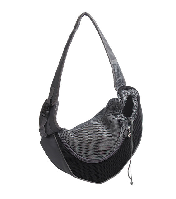 Mesh Pet Shoulder Sling Carrier Tote Bag