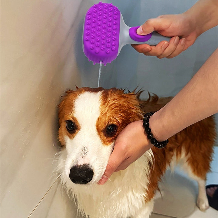 Pet Shower Bath Brush Floating Hair Cleaning Grooming Tool