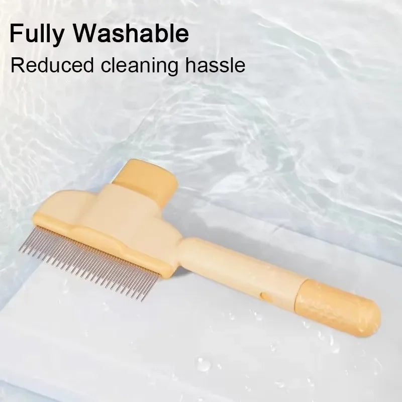 Pet One Click Hair Removal Grooming Brush Gentle Skin Care Tool